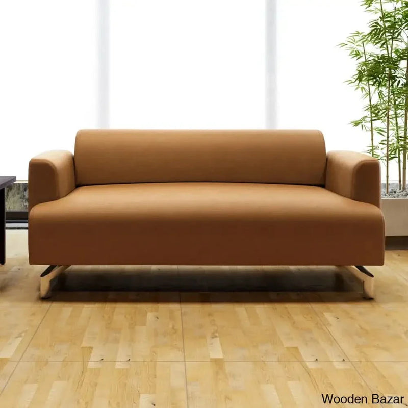 Best Leatherette set of 3+2+1 Sofa Set in Caramel color