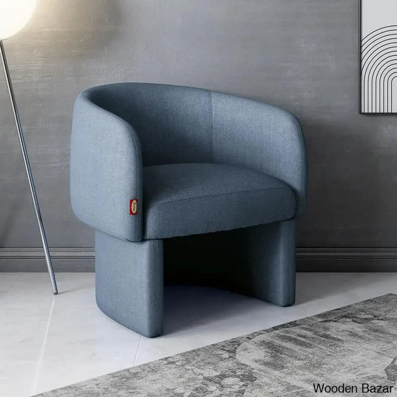 Best Lounge Chair in Ravel Blue Color - Craft Decor