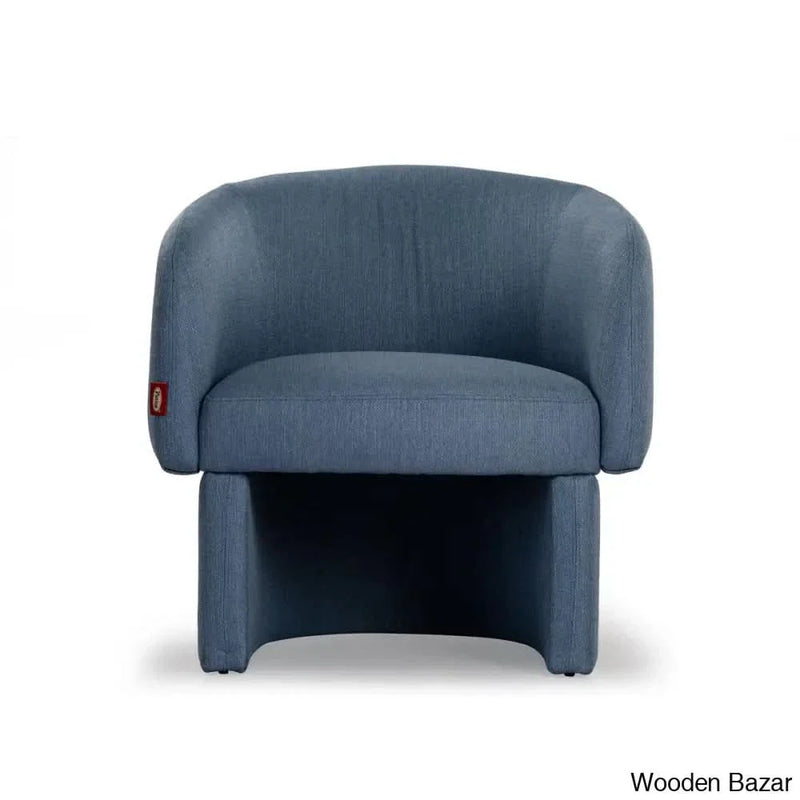 Best Lounge Chair in Ravel Blue Color - Craft Decor