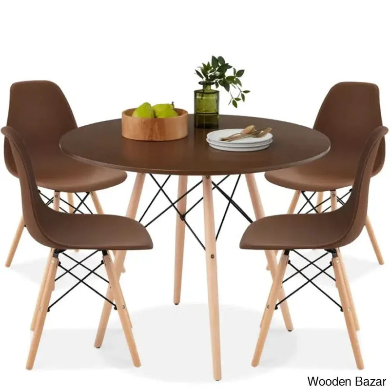 Blaine 4 Seater Stylish Dining table Set - Craft Decor