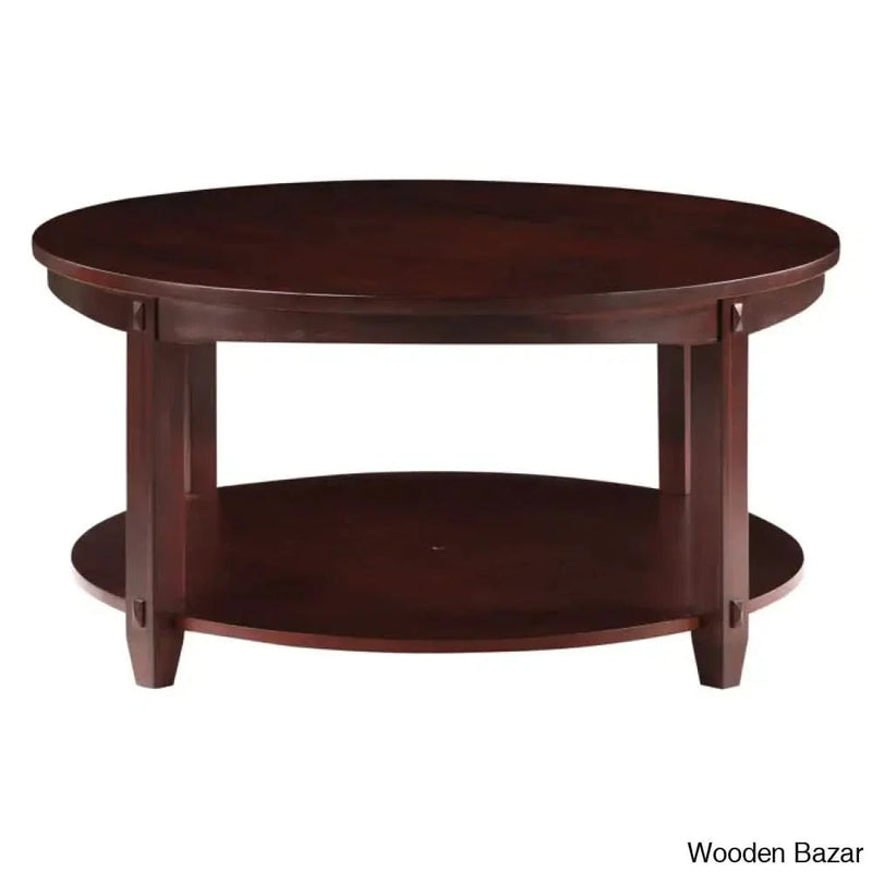 Bly Modern Coffee And Center Table - Craft Decor Espresso