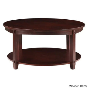 Bly Modern Coffee And Center Table - Craft Decor Espresso