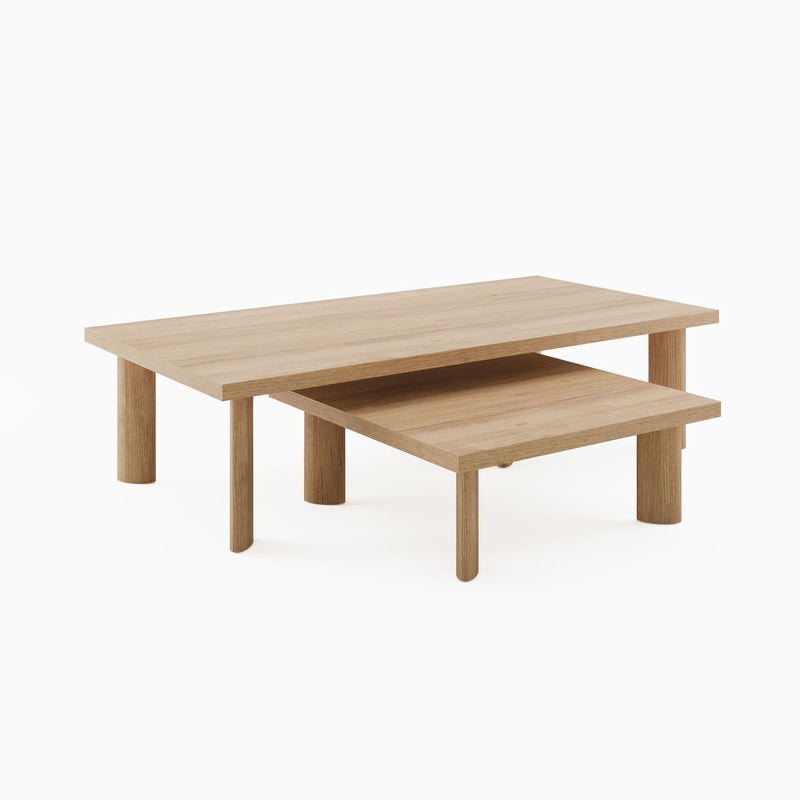 Silineur Square Nesting Table - Craft Decor
