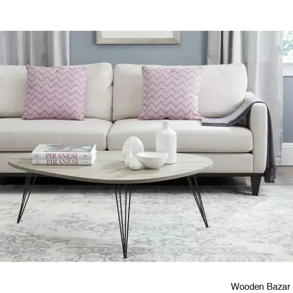 Brycelynu Single Coffee And Center Table Oak