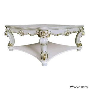 Cabildon Coffee And Center Table White