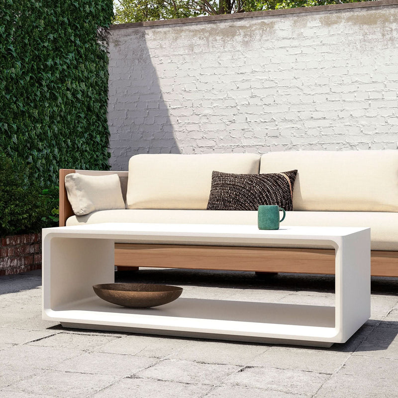 Kaxlly Indoor/Outdoor Concrete Coffee Table - Craft Decor