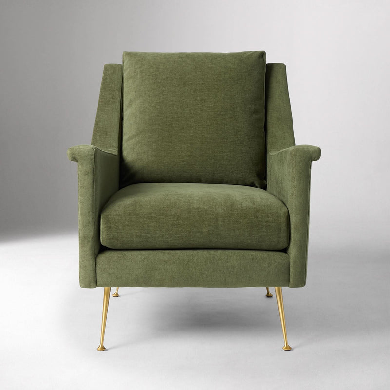 Cardiyon Mid-Century Chair in Metal Legs - Craft Decor