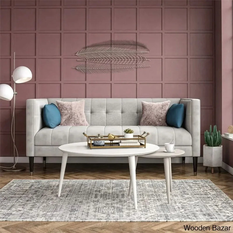 Carnegie 2 Piece Coffee & Nesting Table Set - Craft Decor