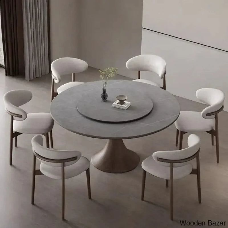 Cavalon New 4 & 6 Seater Pedestal Dining Set - Craft Decor