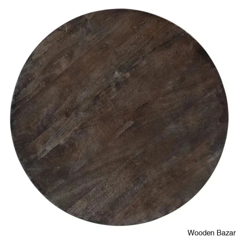 Chiseling Solid Wood Top Coffee and center Table