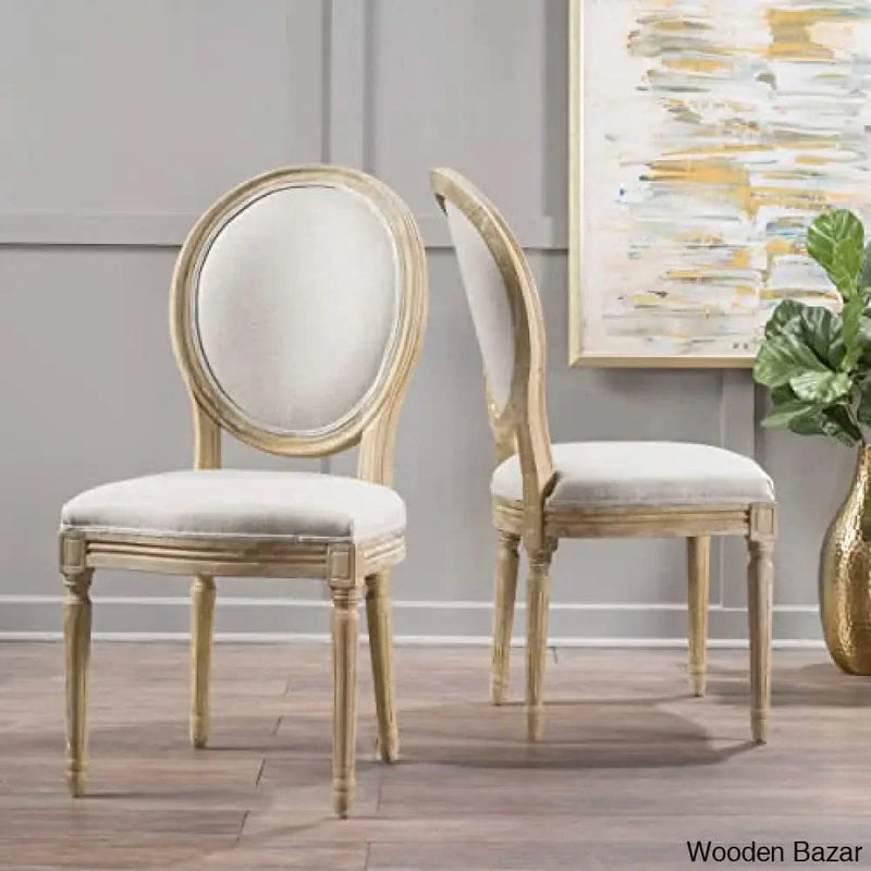 Christopher Knight Home Phinnaeus Beige Fabric Dining Chair (Set of 2), 2-Pcs Set