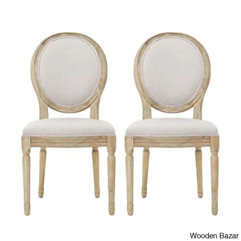 Christopher Knight Home Phinnaeus Beige Fabric Dining Chair (Set of 2), 2-Pcs Set