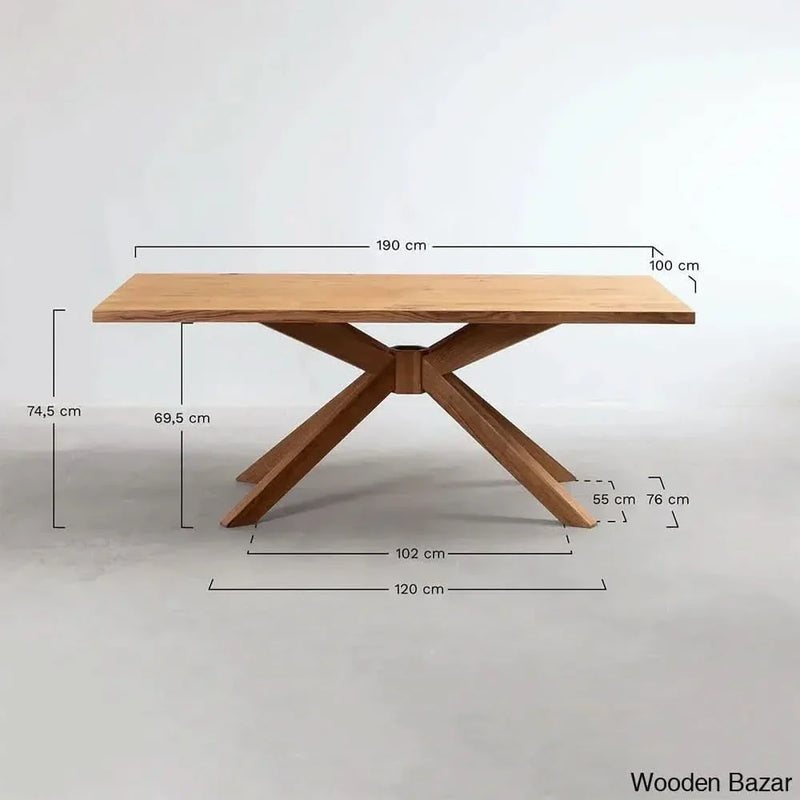 Classic Elegance Rectangular Wooden Dining Set – Timeless Treasures for Any Home