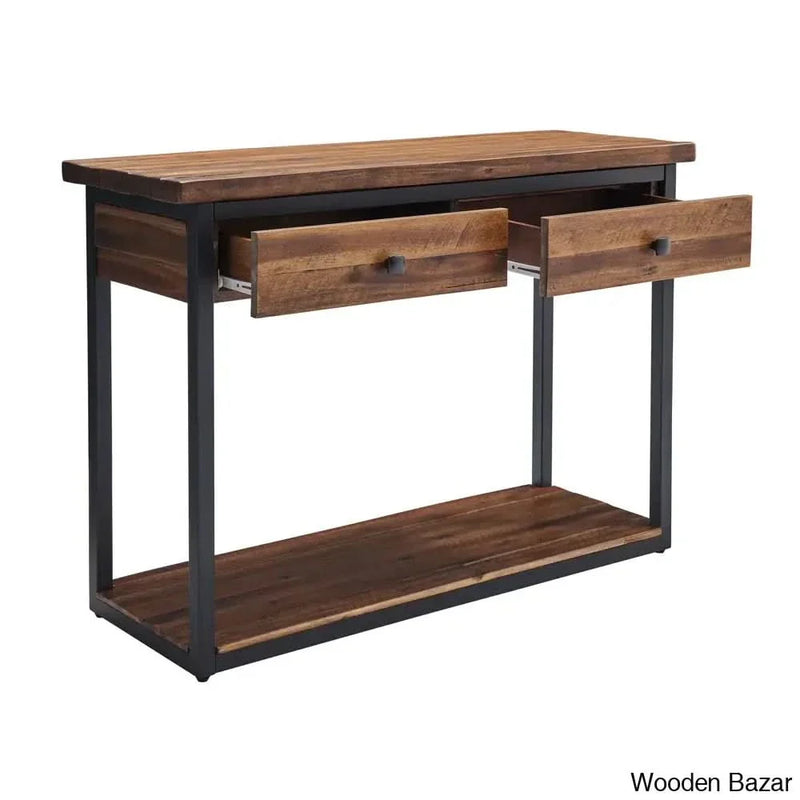 Craman Console Table in teak wood