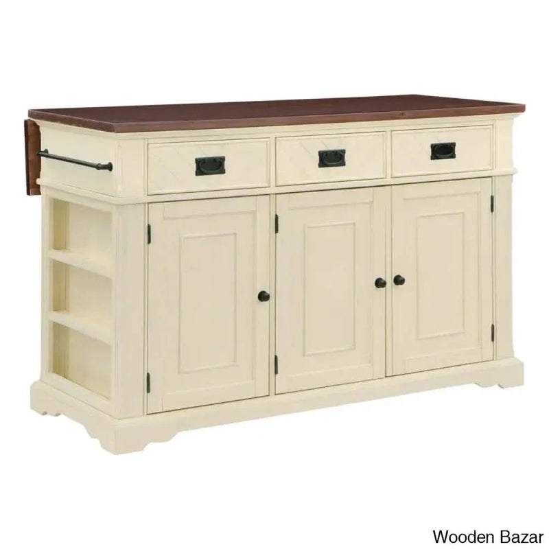 Damon Wood Kitchen Island Kitchen trolley cart cabinet kitchen island with storage