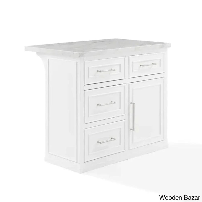 Deauntre Wood Kitchen Island Kitchen trolley cart cabinet kitchen island with storage