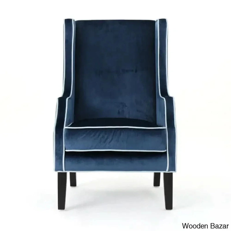 Dowland 31'' Wide Velvet Wingback Chair