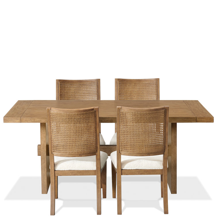 4-Person Trestle Dining Set