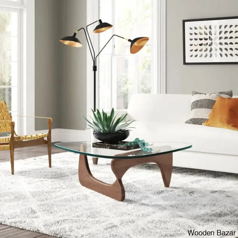 Drossett Glass Top Coffee and Center Table
