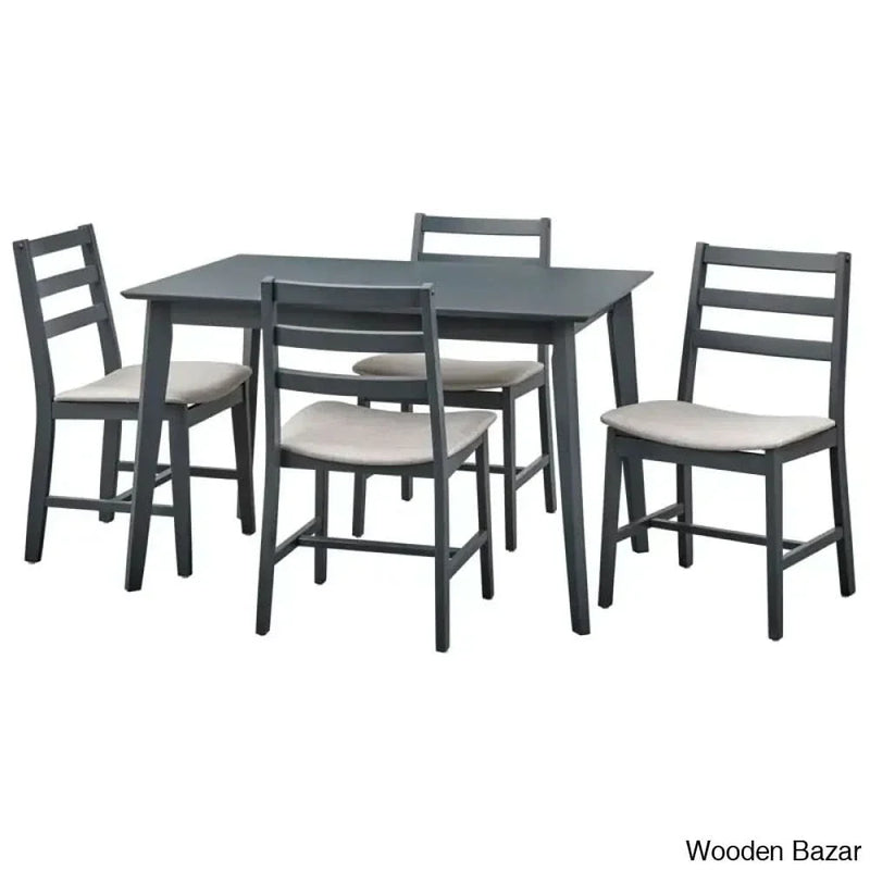 Dunstan Modern 4 seater Elegant Dining Table Set - Craft Decor
