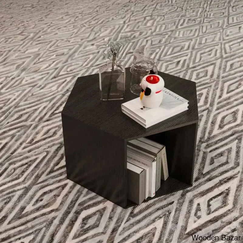 Eba Hexagonal Coffee and center Table Side Table Nightstand