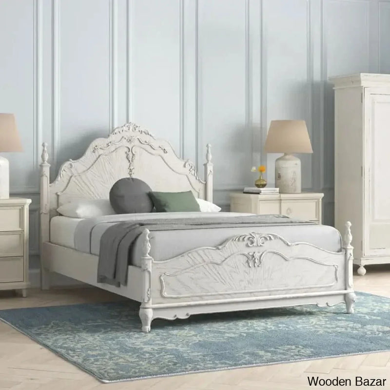 Eckles Solid Wood Low Profile Standard Bed