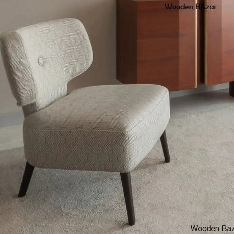 Elegant Wide Armless Accent Chair - Craft Decor
