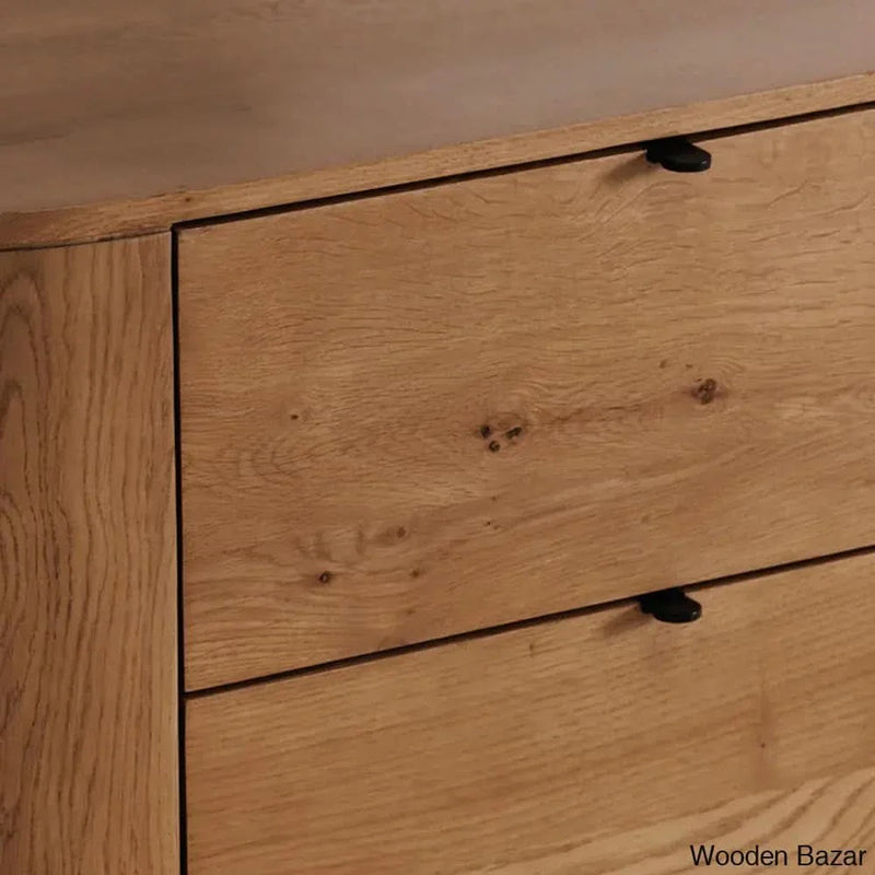 Ellis Contemporary Classics Theo 3-Drawer Chest With Stylish and Functional Storage for Modern Living Spaces