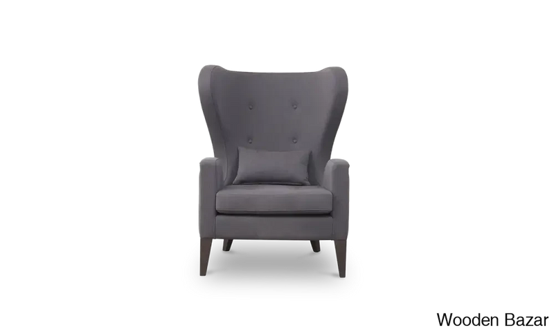 Enzo Wooden Wings Armchair for Living Room - Craft Decor