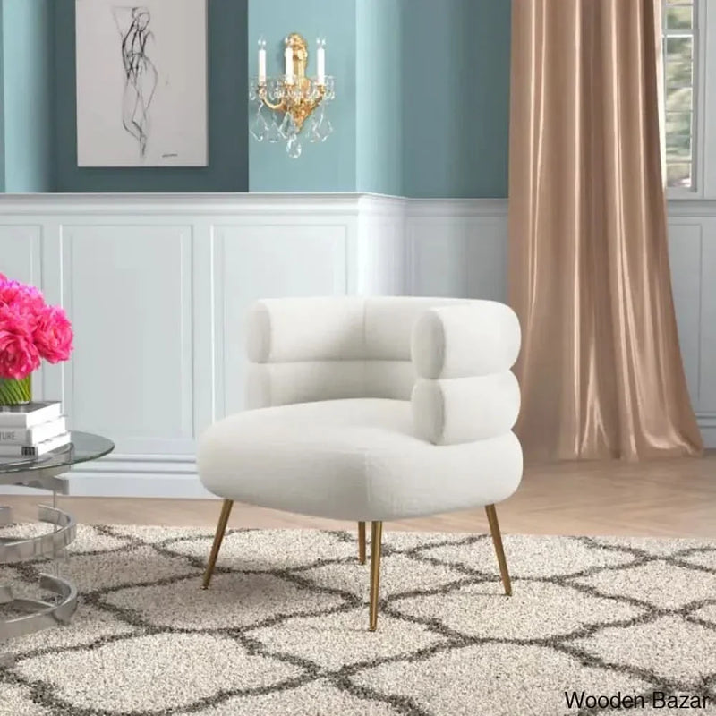 Fontinella Upholstered Barrel Chair - Craft Decor