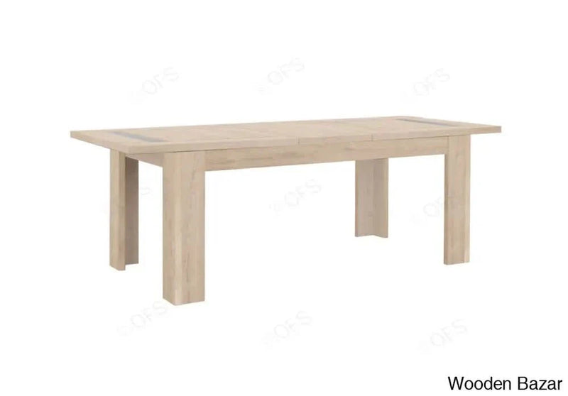 Gami Boston Blond Oak Rectangular Extension Dining Table