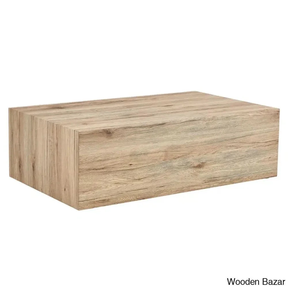 Granisony Coffee And Center Table Natural Wood