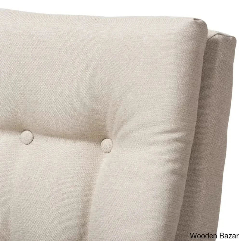 Hale New Upholstered Accent Chair with Ottoman - Craft Decor