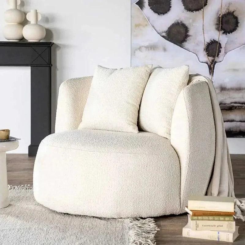 Hannah Single Seater Armchair With Elegance Defined With Timeless Craftsmanship Cream