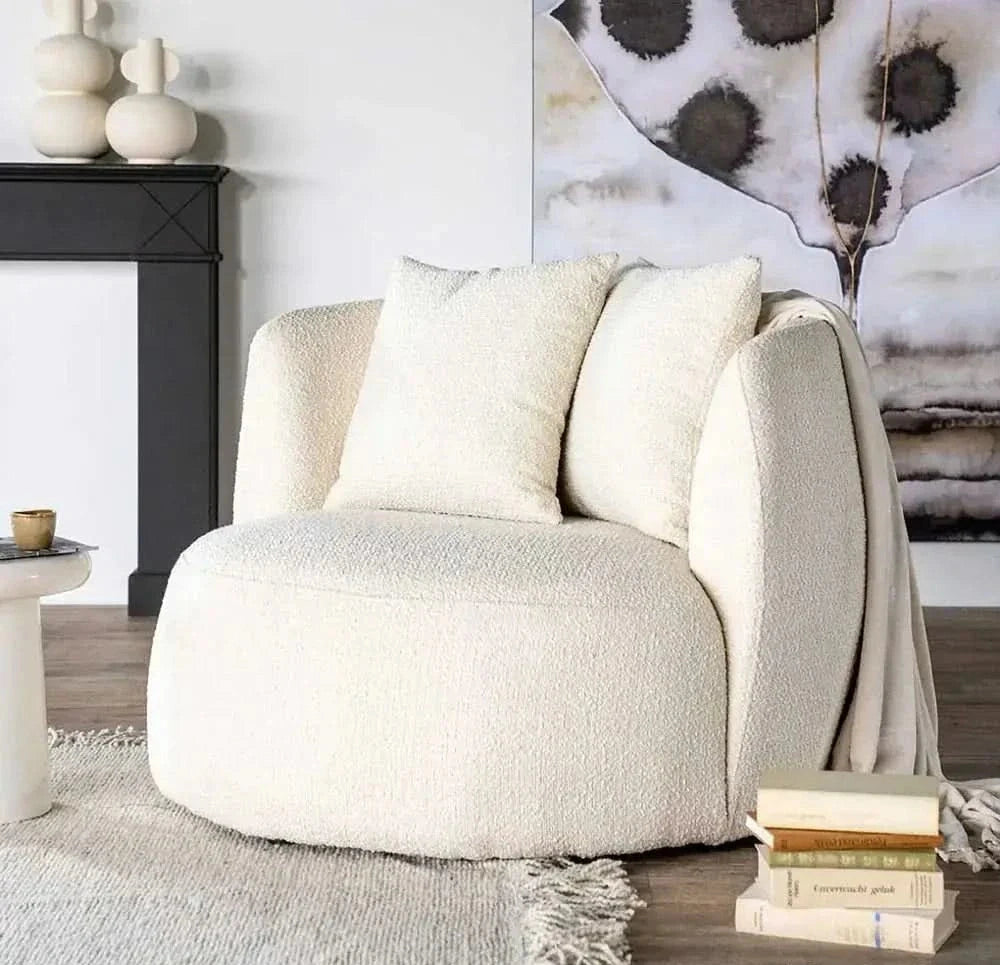 Hannah Single Seater Armchair With Elegance Defined With Timeless Craftsmanship Cream