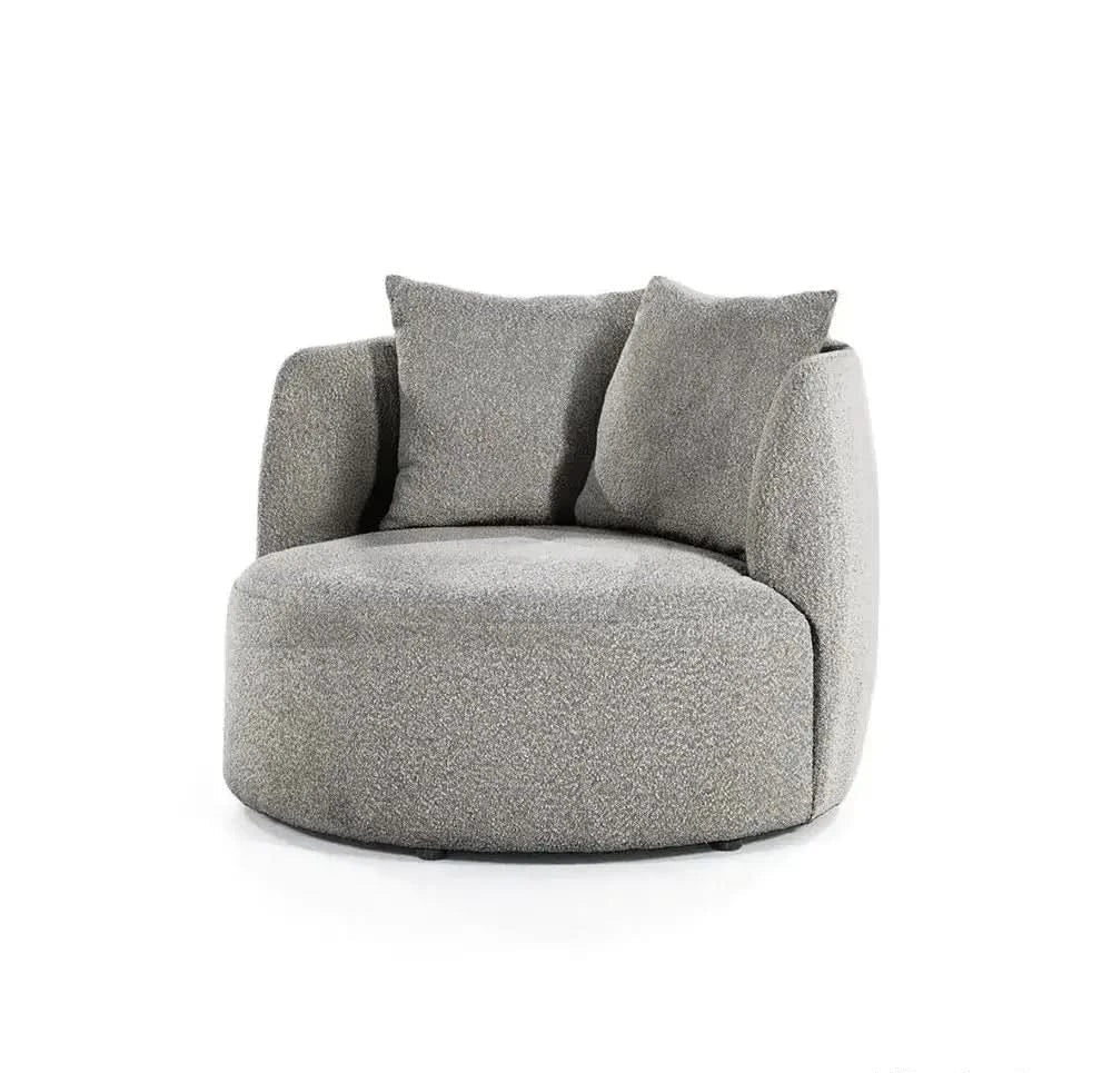 Hannah Single Seater Armchair With Elegance Defined With Timeless Craftsmanship Grey
