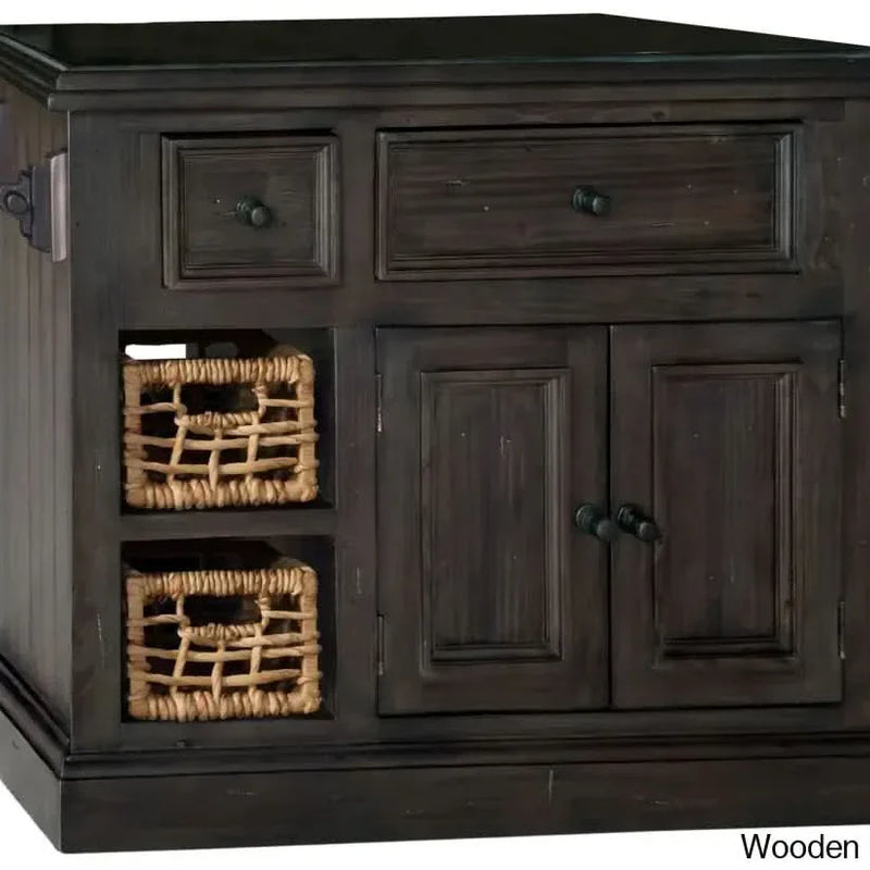 Harpenden Granite Top Kitchen Island Kitchen trolley cart cabinet kitchen island with storage