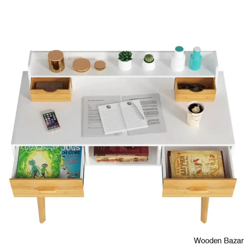 Hayao Study Table with Storage