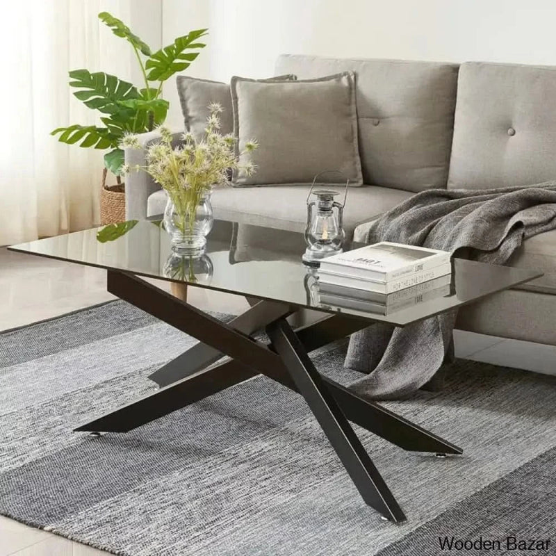 Hidemia Glass Top Coffee and center Table