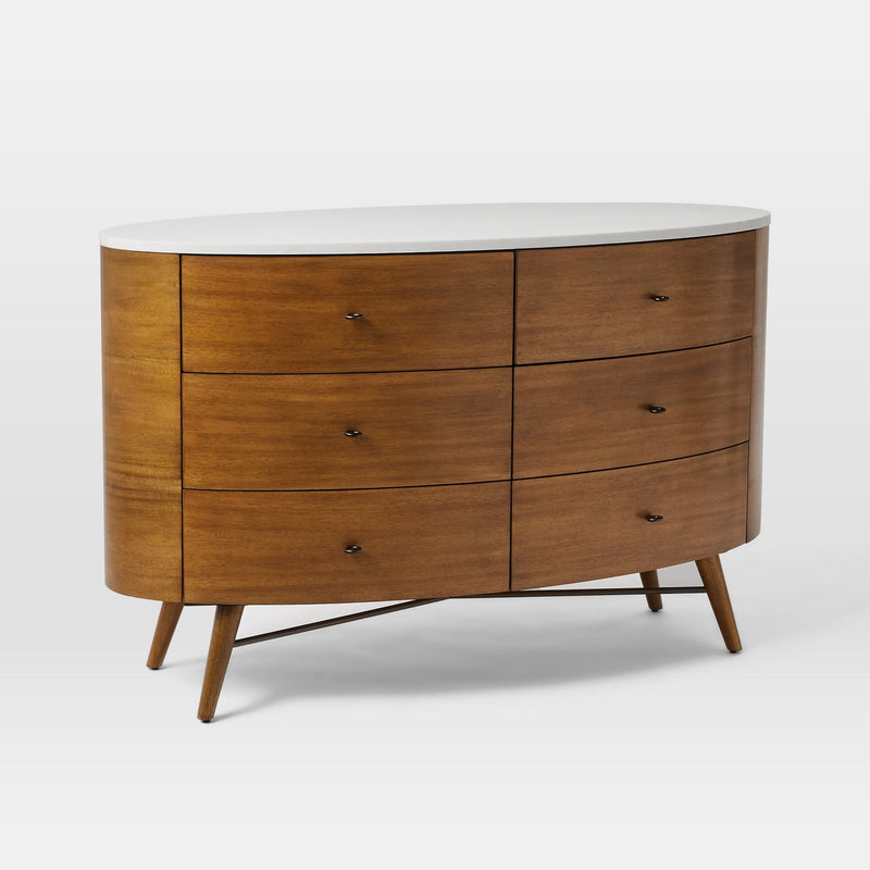 Perrytale 6-Drawer Dresser - Craft Decor