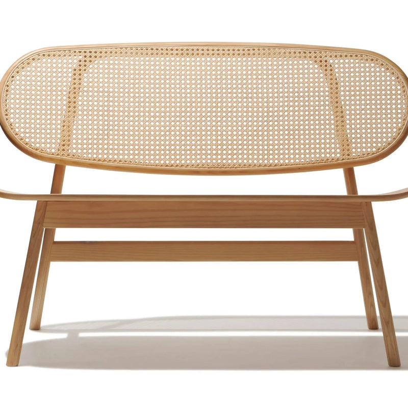 Cordix Rattan Cane High Back Bench - craft decor