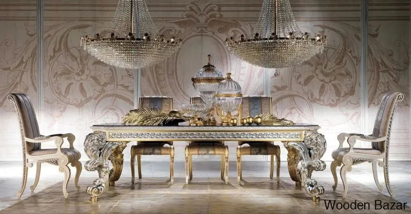 Italian Royal Dining Table - Traditional Style Collection