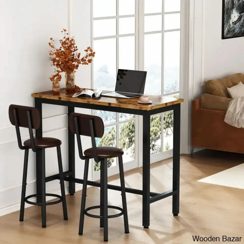 Jackol Best 2 Seater Dining Table ( set of 3 Piece ) | Wooden Furniture