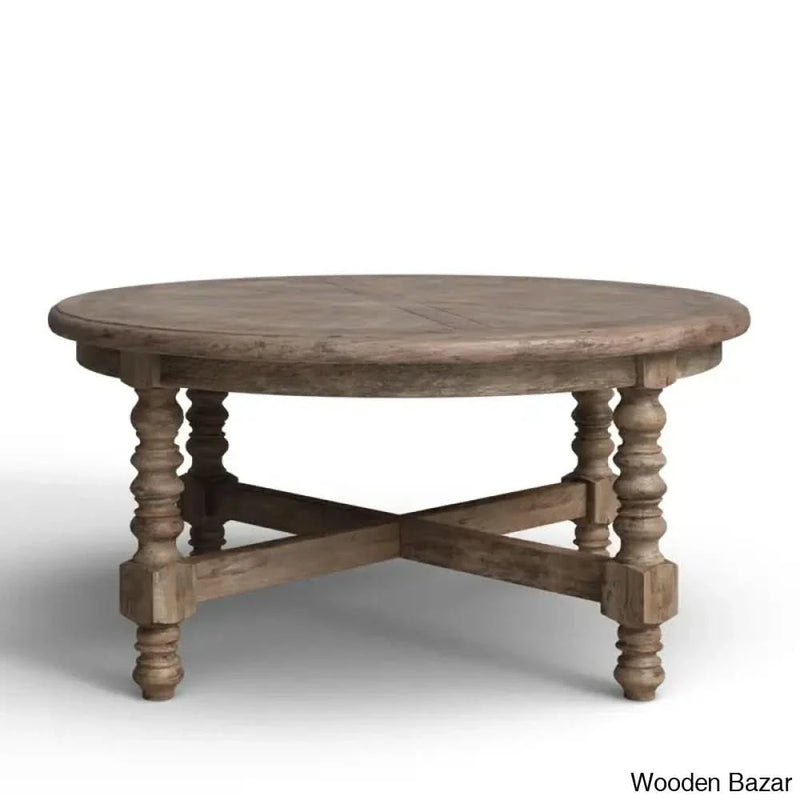 Jacob Solid Wood Coffee and Center Table