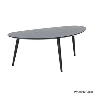 Jhaniyan Solid Wood Coffee And Center Table Black