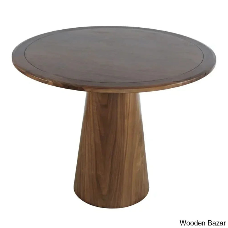 Jhonathan New 4 Seater Pedestal Dining Table Set - Craft Decor