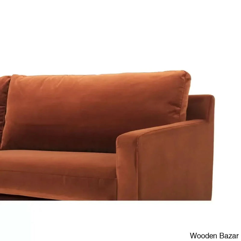 Jones Square Arm 3 seater comfortable Sofa - Wooden Bazar