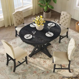 Kelvin Best 4 Seater Extendable Dining Set - Craft Decor Espresso