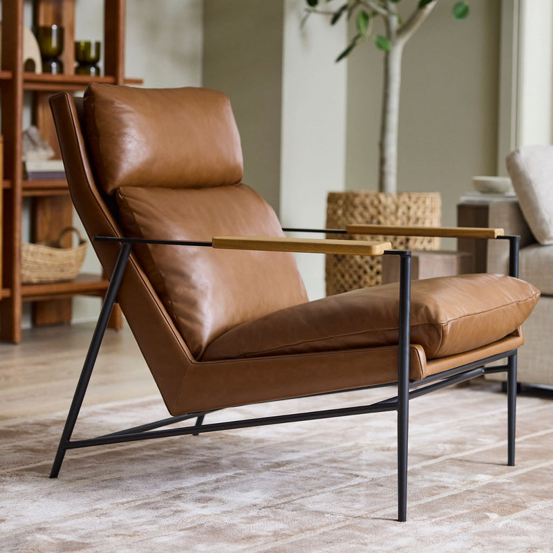 Bapik Leather Chair - Craft Decor