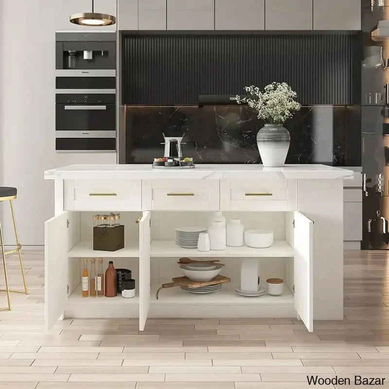 Kitchen Island Kitchen trolley cart cabinet kitchen island with storage